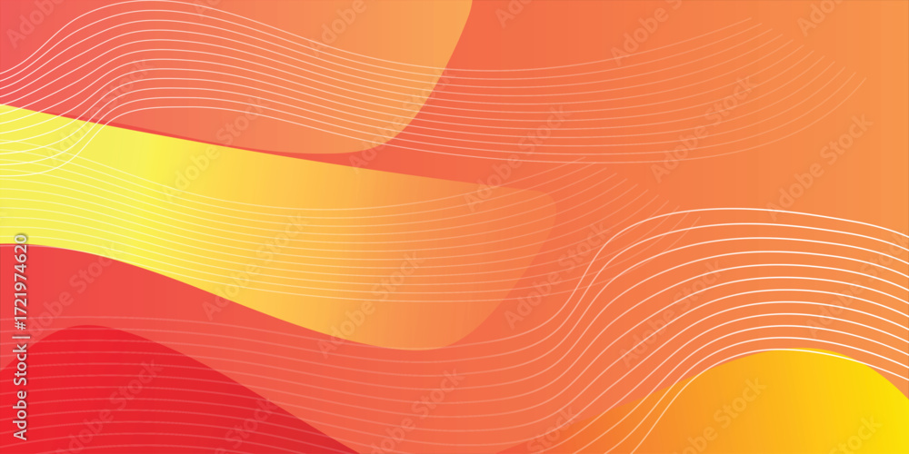 Poster abstract geometric lines. background with brushstroke vector illustration dynamic abstract backgroun