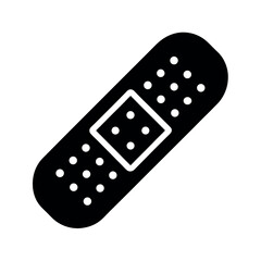 Minimal Flat Bandage Plaster Vector Illustration