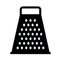 Minimal Flat Cheese Grater Trapezoid Vector Illustration