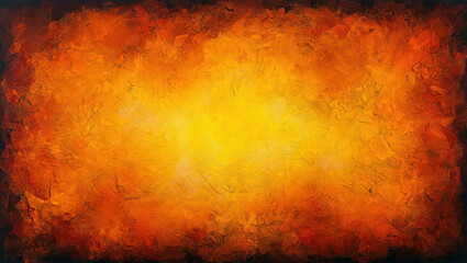Abstract fiery orange and yellow textured background

