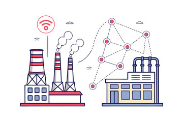 Digital Twin Technology Infographic with Data