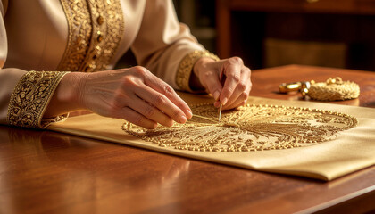 Time Tailor Stitch Sewing Decades Together with Thread of Memory for Digital Woven Chronology Amidst Timefabric Cloth Threadgold Needle