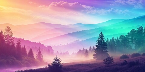 Vibrant Abstract Gradient Mesh Background &ndash; Smooth Flow and Dreamy Colors