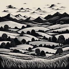 Wonderful dream Desert Landscape