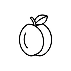 vector illustration of an apple