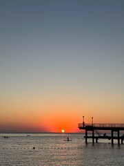 Obraz premium sunset over the sea