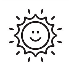 Positive Thinking simple line icon