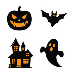 set of halloween icons