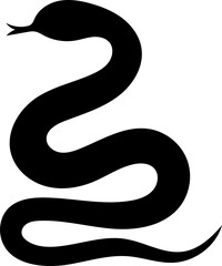 Snake Icon A Powerful and Sleek Vector Symbol