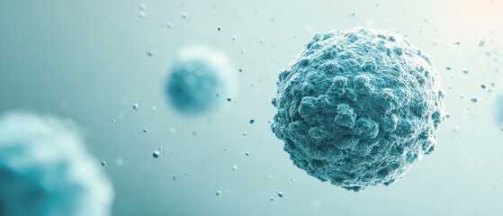The intricate details of a microscopic cell in scientific exploration.