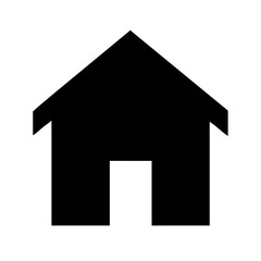 Find your dream home simple house icon real estate property investment building architecture design symbol