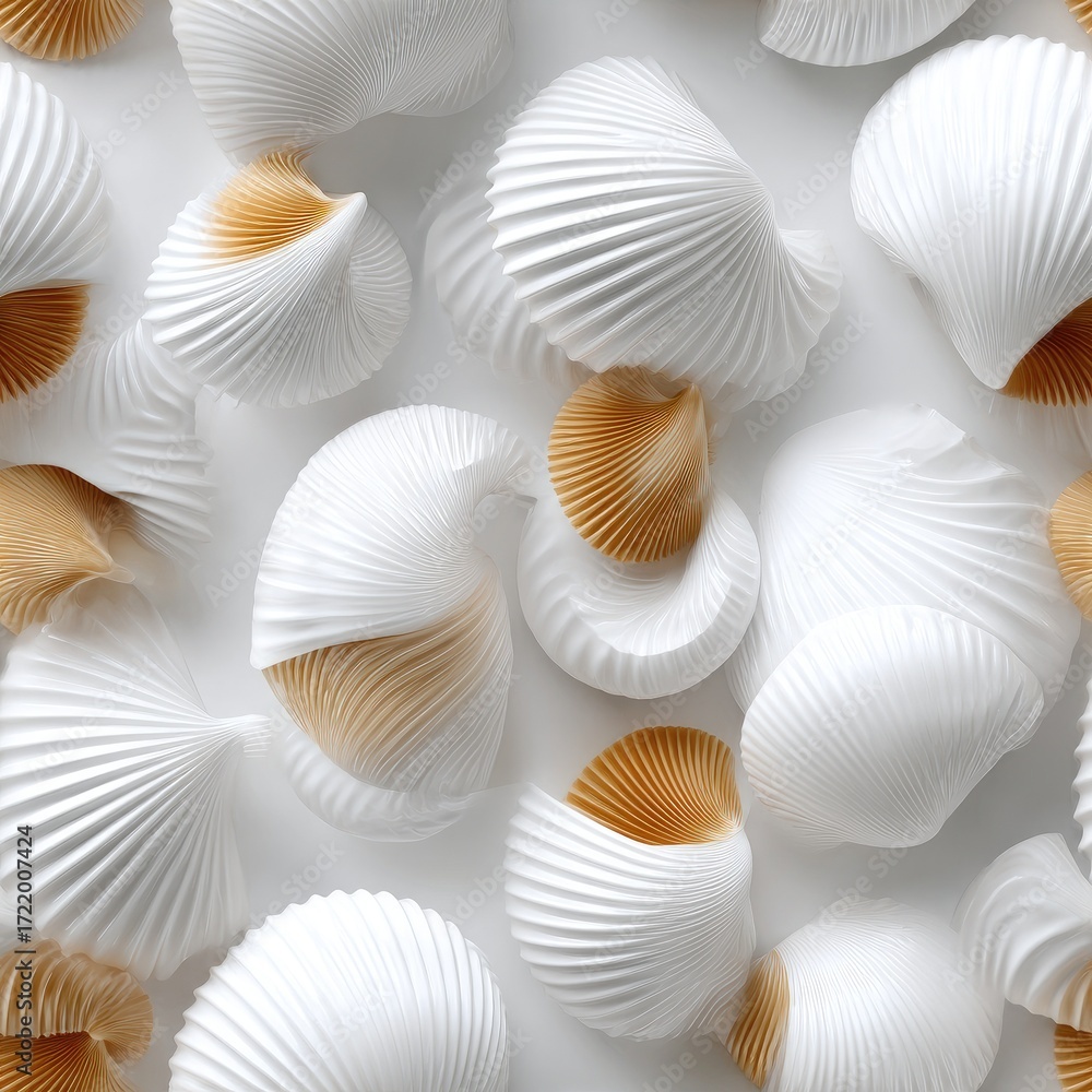 Poster symmetrical 3d wallpaper features an elegant swirling pattern, enhancing any space with modern artis