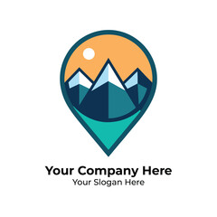 Travel Minimalist business company logo design 