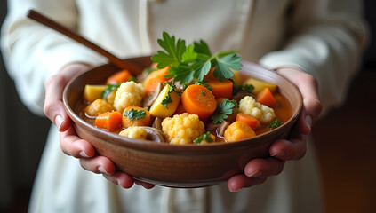 Hearty Vegetable Stew Delicious Homemade Comfort Food