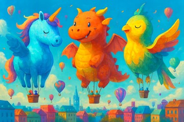 colorful parrot on a branch