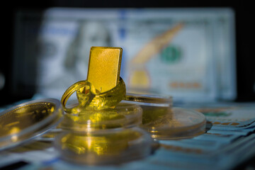 Gold accumulation as a strategy for financial survival.