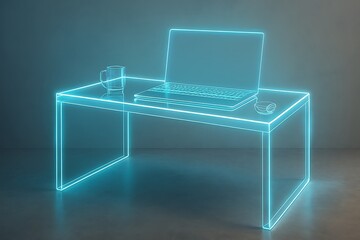 interior of a modern table 