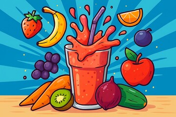 fruit and vegetable juice