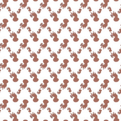 
Seamless childish pattern with cute farm animals creative kids texture
