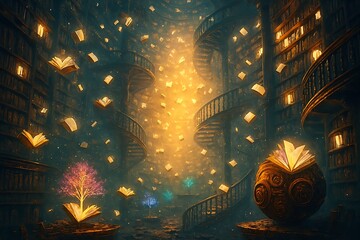 magical library