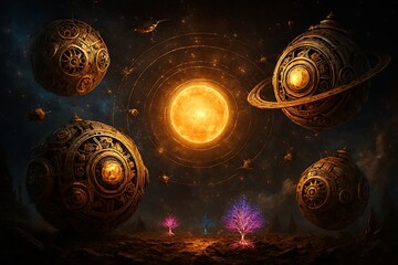 abstract background with space