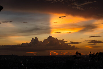 atardecer en el cerro