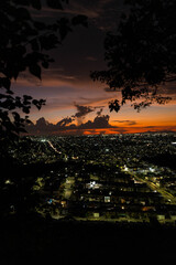 atardecer en el cerro