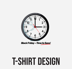 Black Friday Sale T-Shirt Design | 50% Off Discount Tag Graphic Tee Vector