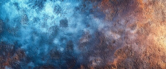 Blue and orange background with a white spot in the middle. The background is a mix of blue and orange colors