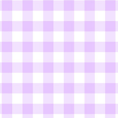 Pastel purple color Gingham check seamless pattern design