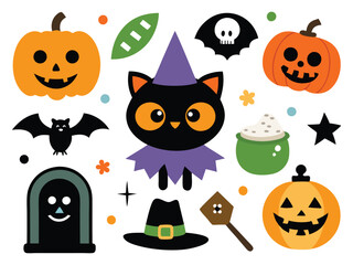 Decorative Halloween Sticker Pack for Kids and Party