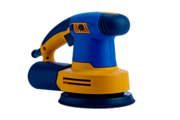 an orbital sander isolated