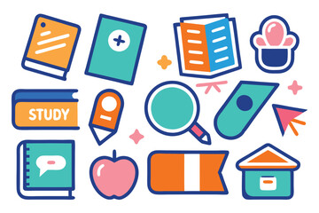 Stationery Sticker Pack for Planners and Scrapbooks