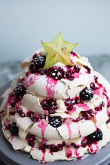 Christmas Pavlova Cake