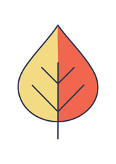 Green Leaf Icon Set – Botanical, Nature and Eco Friendly Vector Illustrations