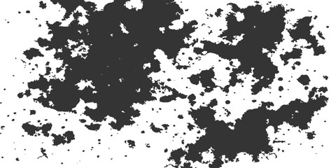 A vector illustration of a detailed black and white map of Europe with a black ink splat texture, Abstract watercolor grunge texture pattern with black splashes and stains