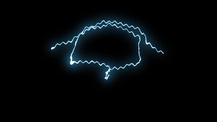 Electric lightning FX cartoon thunder spark, glowing flash energy boom pack, neon hand drawn storm explosion burst, comic overlay animation on black screen, chroma key alpha channel 4K video loop - Powered by Adobe