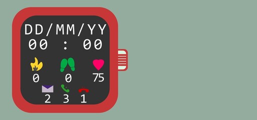 Watch Face &ndash; a stylish, customizable dial for smartwatches and fitness apps. Track time, workouts, and activity with elegance. Combines functionality, minimalism, and modern design for everyday use