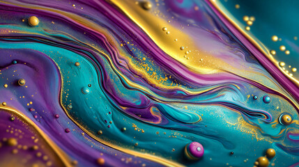 abstract background with colorful splashes circles abstract fractal swirl pattern wallpaper paint