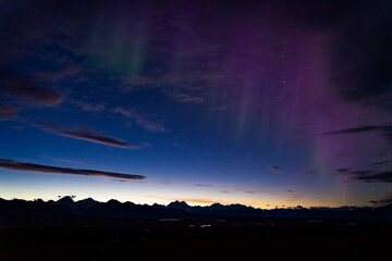 Alaska Range Aurora