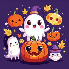 halloween monsters spooky