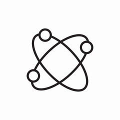 Icon vector galaxy planet