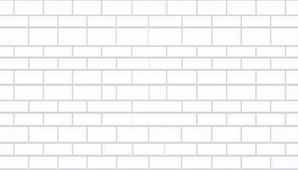 Simple white brick pattern