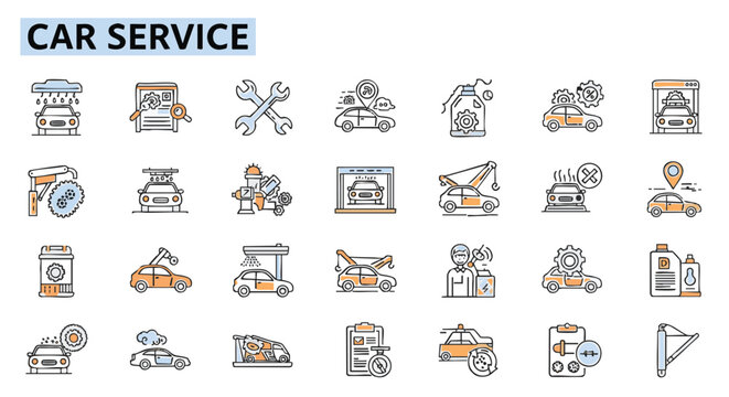 Automotive Parts Icons Images – Browse 171,863 Stock Photos, Vectors ...