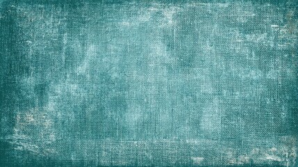 Fototapeta premium Teal Textured Canvas Background Grunge Fabric Image, Burlap Texture, Vintage Design Keywords Texture, Background