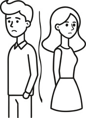 Divided Moments, Emotional Distance, Together Apart, Silent Disconnect