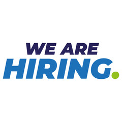 We are hiring - We are now recruiting Flat Style Design	