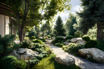 Discover the Art of GardenLandscape Design: From Conept to Creation - Transforing Outdoor Spaces into Seene Paradises with Beautifl Plants, Pathways, and Waer Features