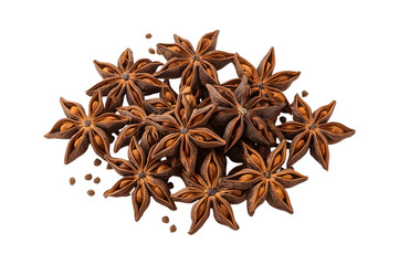 Aromatic Star Anise: A vibrant, close-up image of star anise pods, exuding warmth and the essence of culinary delights, ready to enhance flavors.