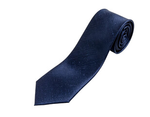 Elegant navy blue tie with a textured pattern, perfect for formal occasions and professional attire.